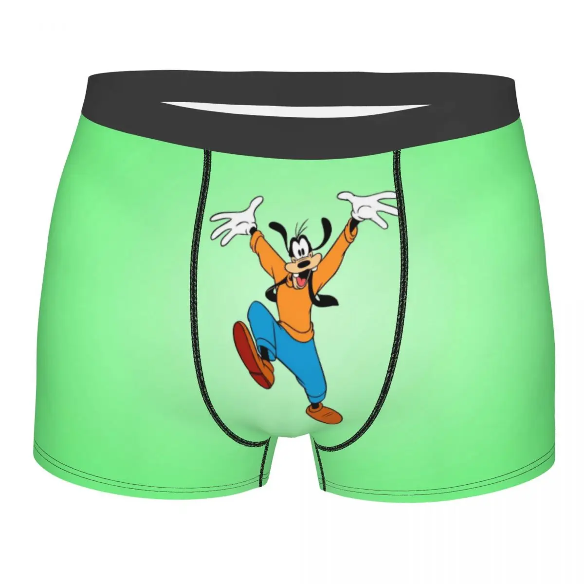 

Custom Goofy Goof Boxer Shorts For Homme 3D Print Anime Cartoon Underwear Panties Briefs Stretch Underpants