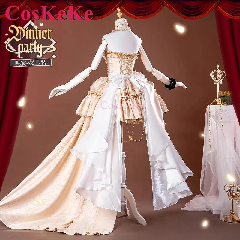 CosKeKe Lumine Cosplay Costume, Anime Game Genshin Impact, QueParty, Magnifique, Douce, Robe Formelle, Vêtements Py Play, Halloween