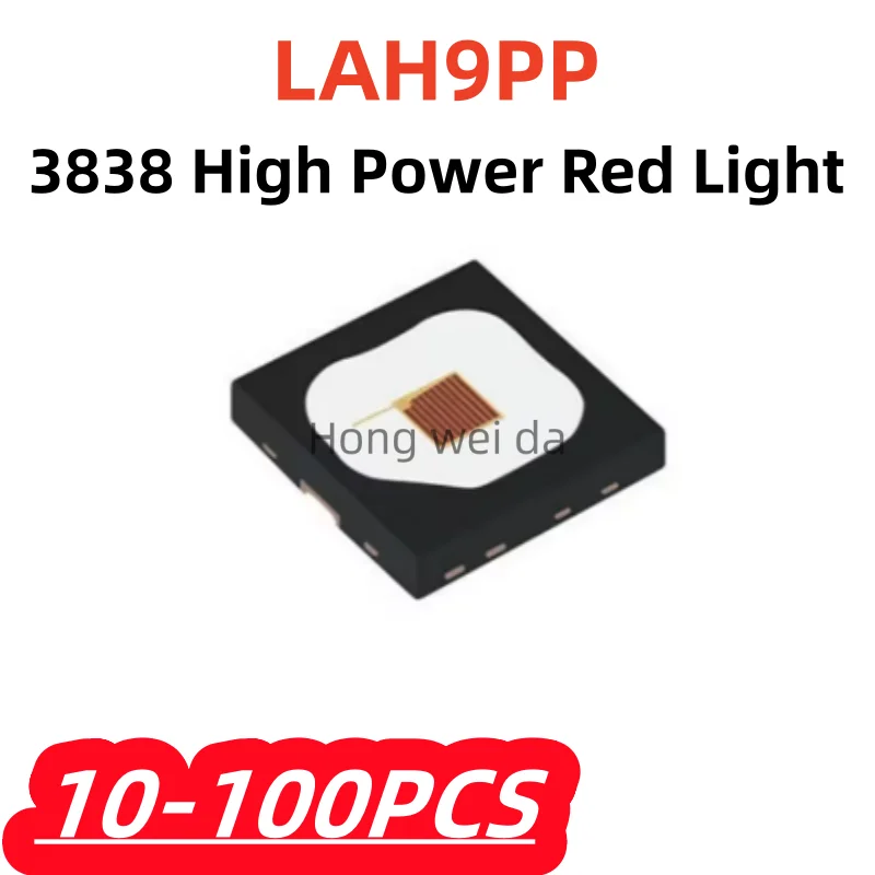 10Pcs/lot 100% New LAH9PP LA H9PP Flat 3838 Amber High Power LED Beads
