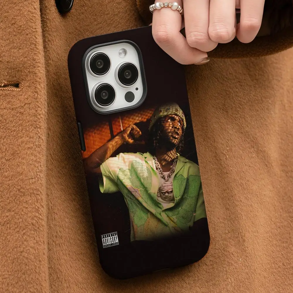 حافظة هاتف لهاتف سامسونج جالاكسي S25 24 23 22 Ultra Plus A56 36 26 لامعة عالية الدقة بطبقة مزدوجة غلاف صلب Chief Keef تعالى So 2 #3