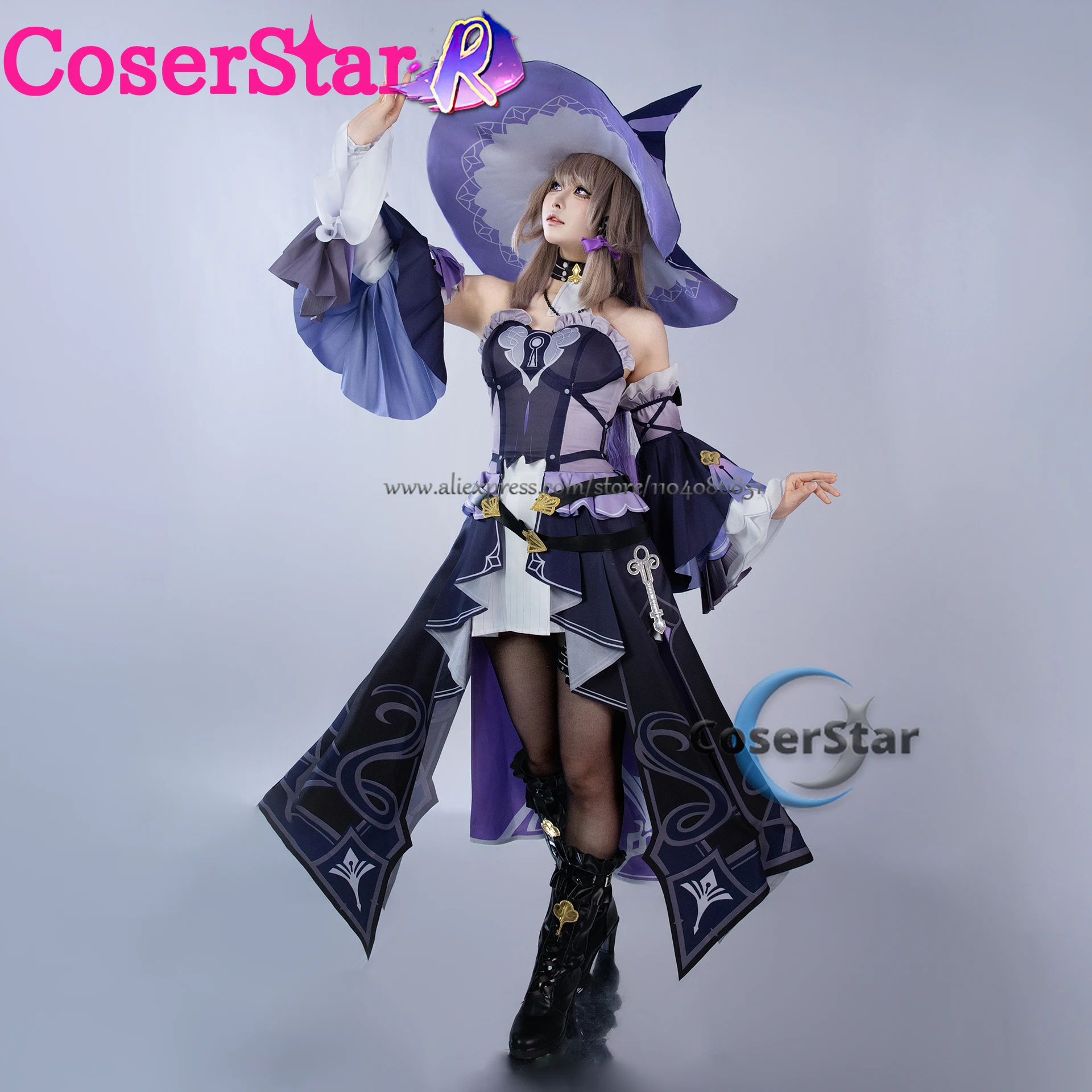 Gioco Honkai Star Rail Nuovo The Herta Costume Cosplay Herta Costume Cosplay Uniforme Abiti di Halloween Parrucca Scarpe Prop Abiti Anime