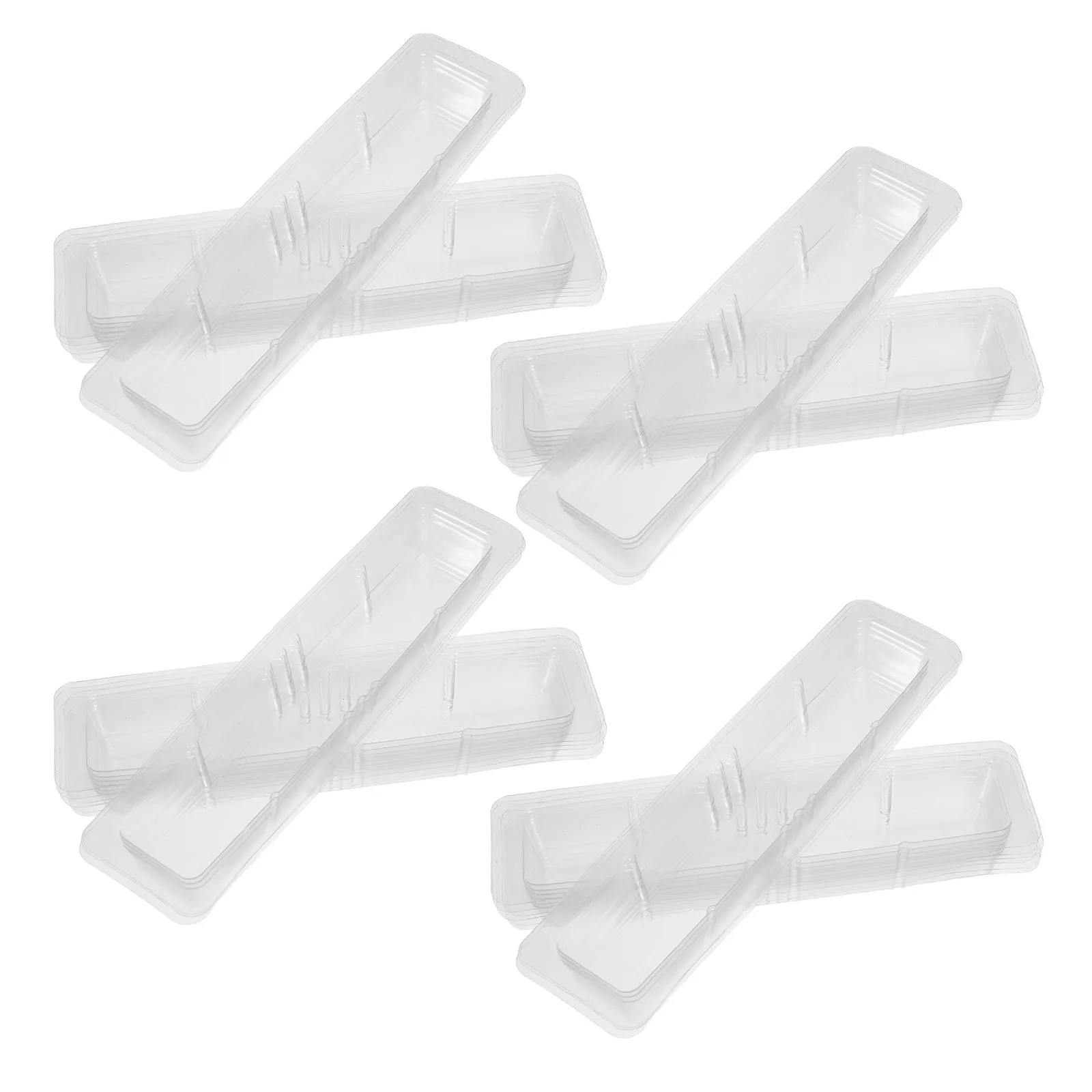 100Pcs Clock Hands Protective Covers Sturdy Lightweight Plastic Pointer Guard Case for Quartz Wall Clocks Dust Water Impact
