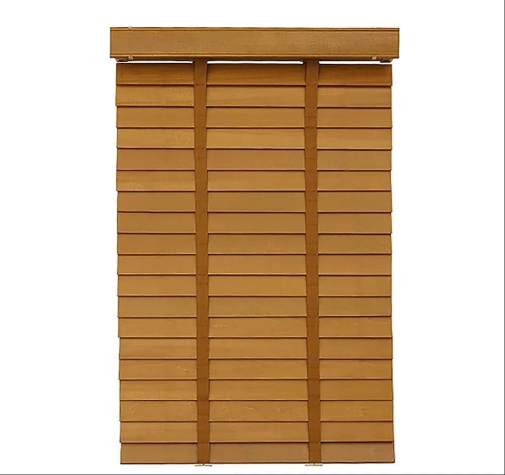 

Best Quality Bamboo Window Covering Original Real Bamboo Wood Motorized / Manual Blind Curtain Faux Wood Blinds