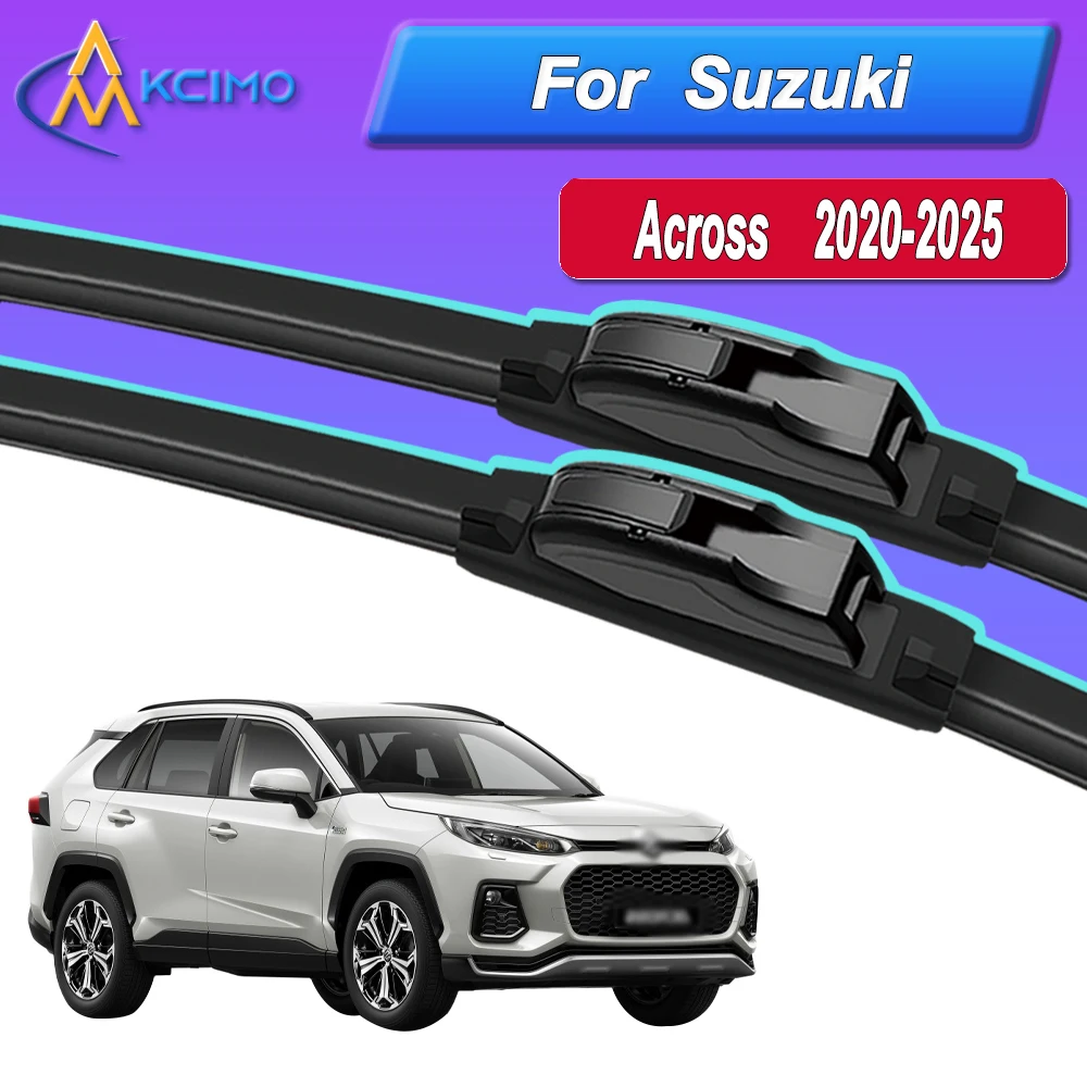 

Силиконовые щетки стеклоочистителя автомобиля для Suzuki Across 2020-2025 — всепогодные бесшумные щетки стеклоочистителя, быстроразъемный зажим