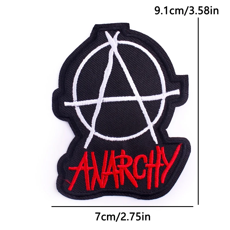 Parche bordado estilo punk con plancha para chaqueta y gorra - imagen 4