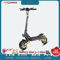 Electric Skateboard 2400W Dual Motor 48V20.8AH Waterproof Design Electric Scooter 10inch Tire Automatic Cruise Control E-Scooter