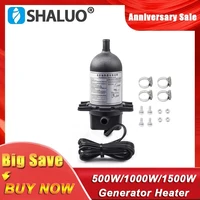 Calentador de generador diésel de 500W, 1000W, 1500W, 120V, 240V, precalentador autocirculante, termostato, calentador de agua, piezas de chaqueta diésel