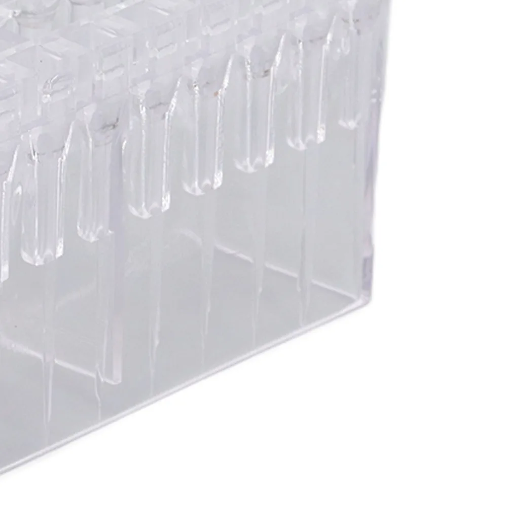 ABS Needle Head Container Transparent Portable Needle Storage Case Large Capacity Quick-Change Needle Box Breeding Industry
