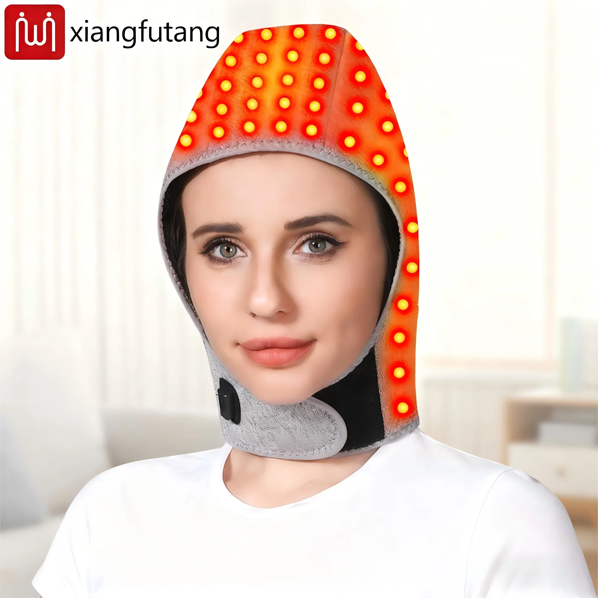 

Red Light Heating Hat for Head and Neck - Relieve Head and Cervical Pain Relieve Head Pressure & Relax the Head Relax the head