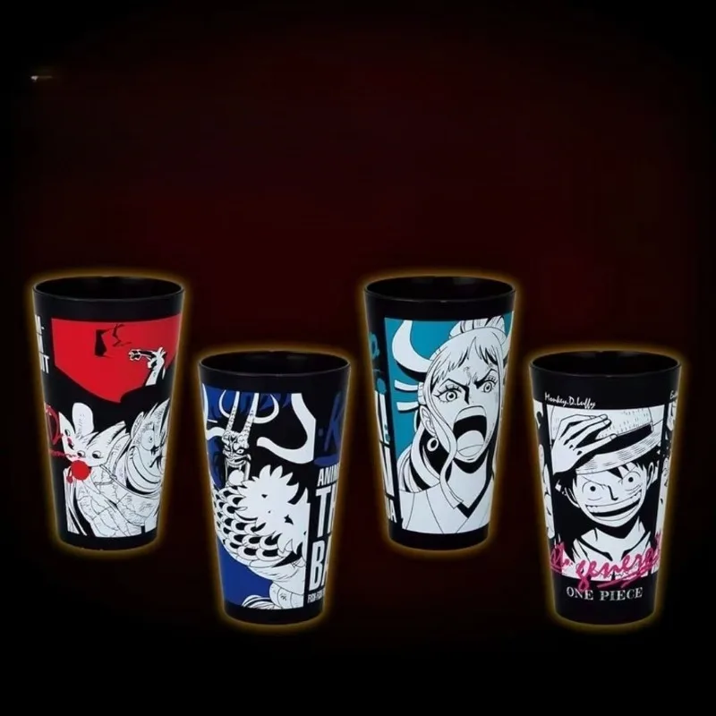 One Piece Animation Creative Peripheral Luffy Yamato Kaido F Prize Cup Unboxed Bagged Coffee Water Cup Holiday Gift Wholesale