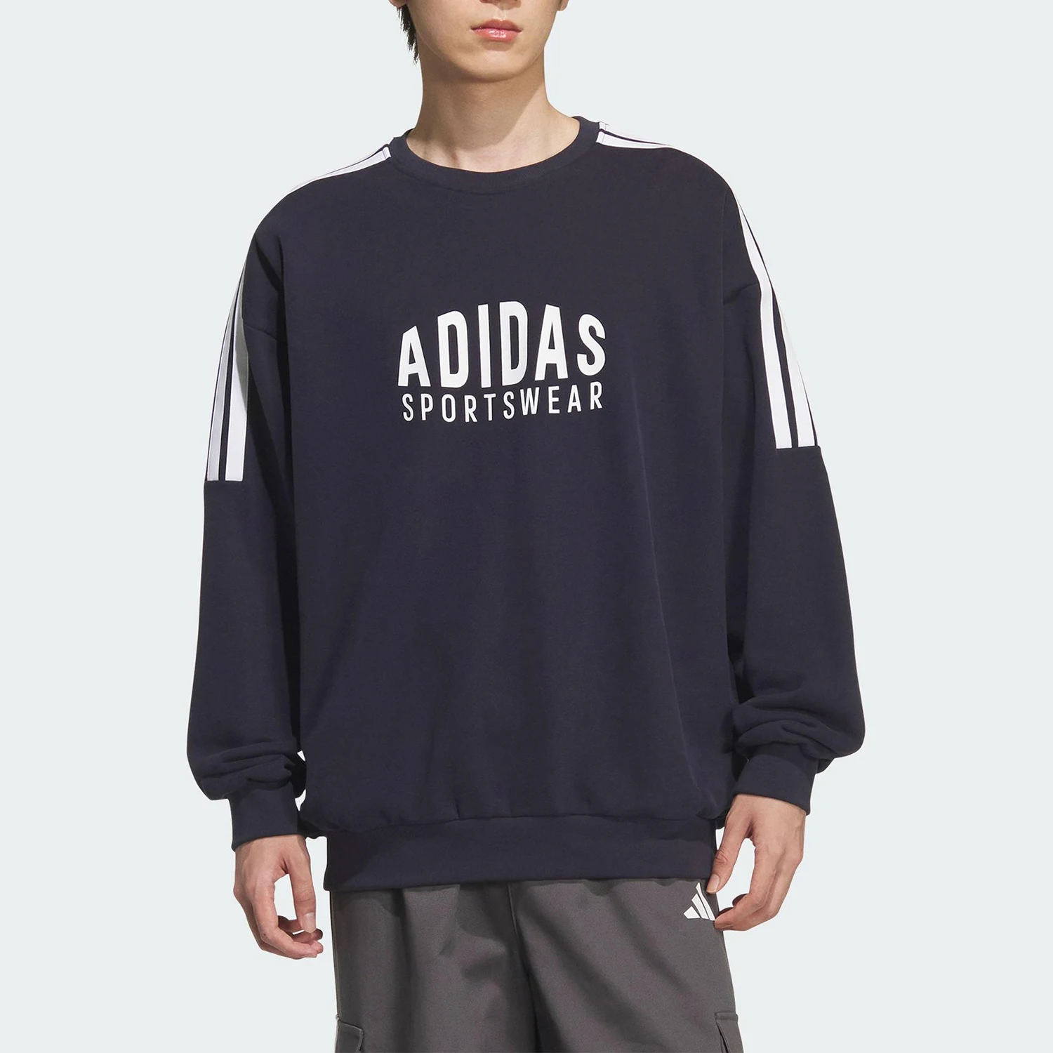 

Мужская и женская толстовка Adidas Originals Loose Three Stripes Hoodie KF5251