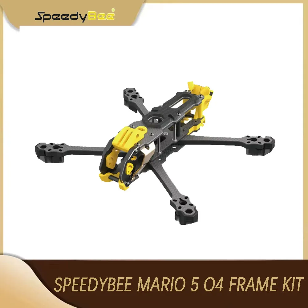 

Комплект рамок SpeedyBee Mario 5 O4, версия DC XH с пластиной из углеродного волокна для FPV Freestyle RC Racing Drone DIYers