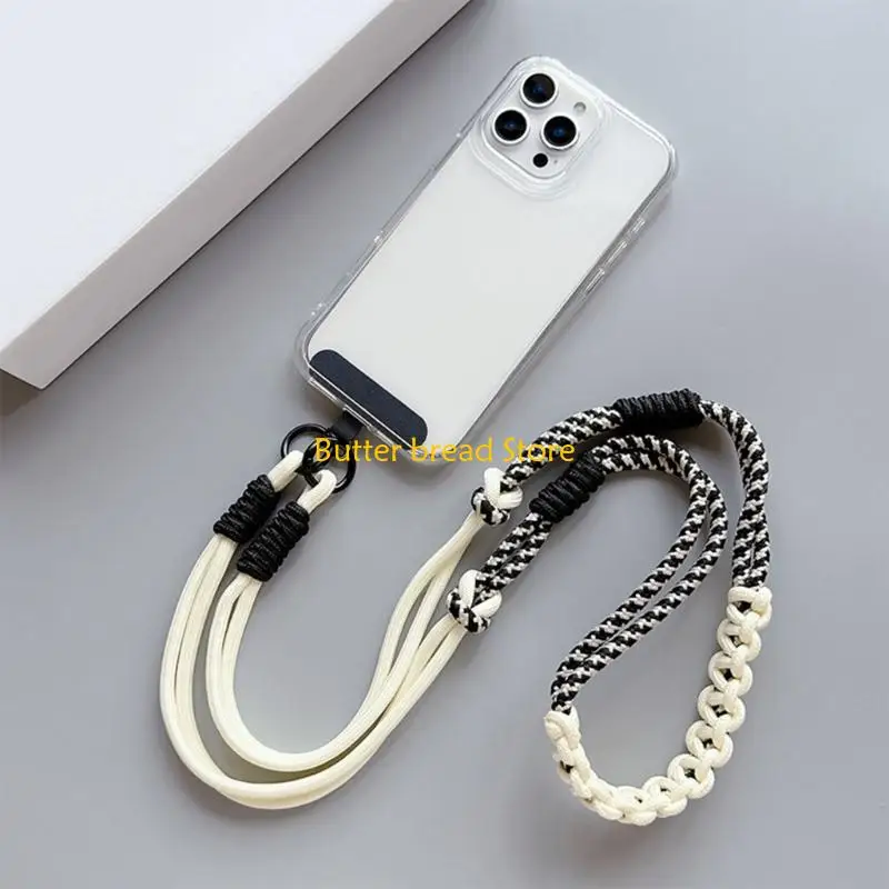 W89C Reinforced Textile Neck Strap Cord Holder Anti Break Design Suitable for Multiple Devices Including Cellphones Tablets