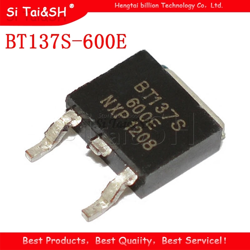 10pcs BT137S-600E TO252 BT137S triac SMD TO252  BT137S-600