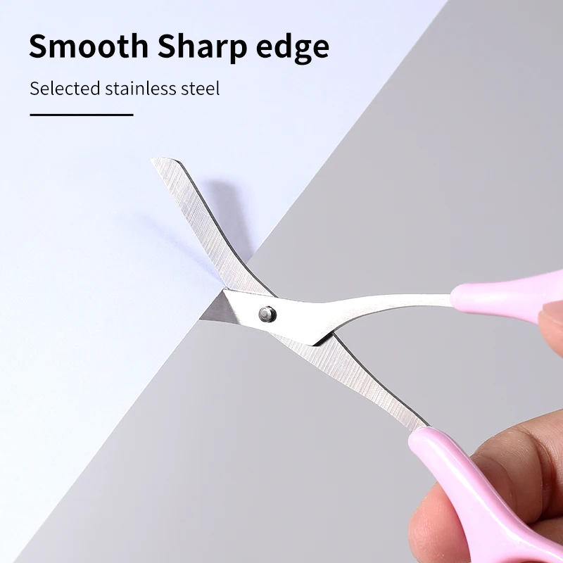 Abnehmbarer Augenbrauenkamm, professionelle Make-up-Schere aus Edelstahl, Wimpernschere, kleine Schere, Make-up-Werkzeuge für Anfänger