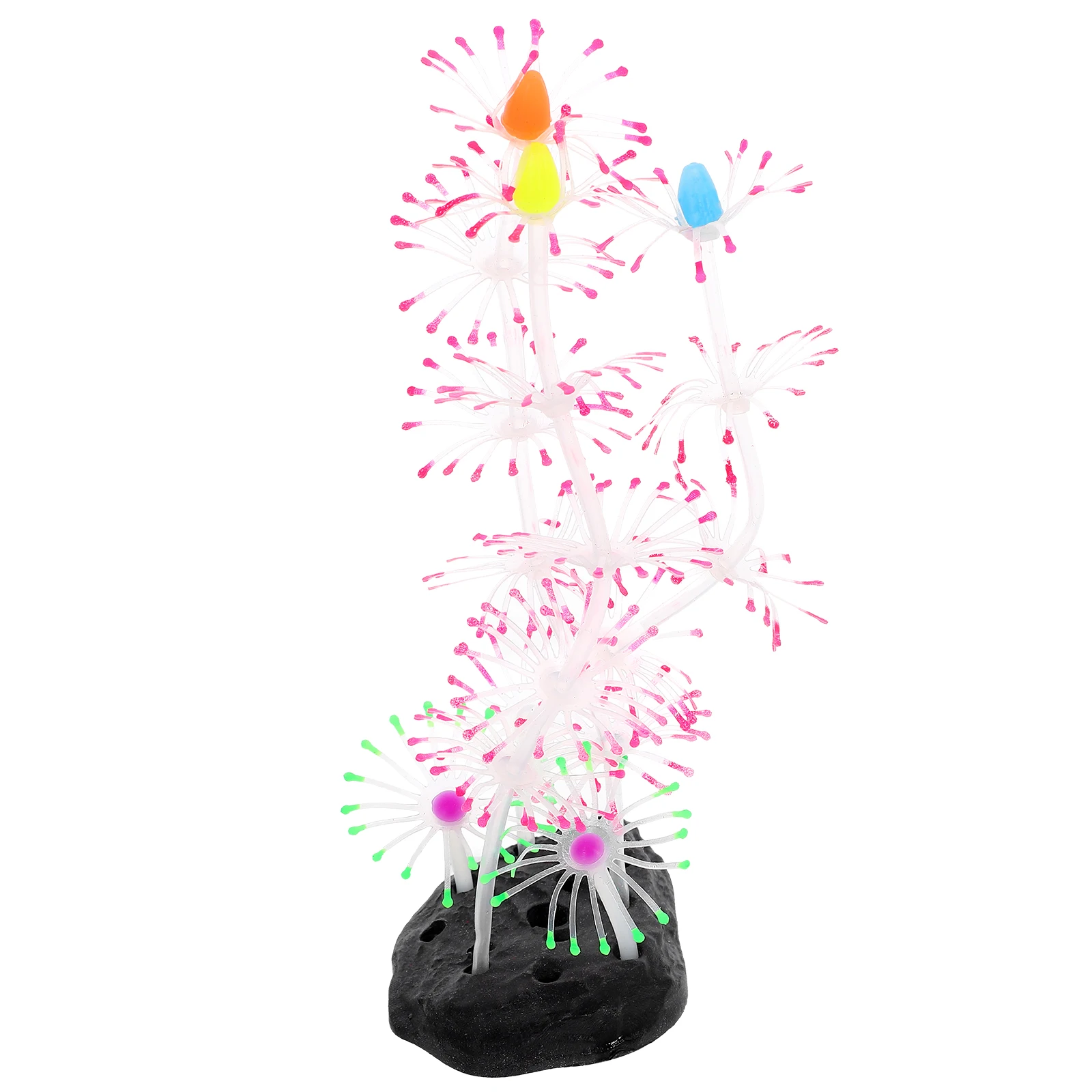 

Accessories Simulated Coral Ornaments Ocean Themed Decor Plastic Bob Artificial Reef for Aquariums