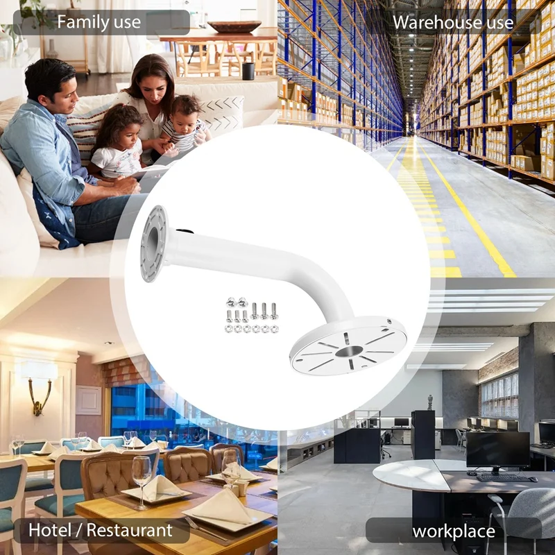 ドームカメラ用ウォールマウント,セキュリティおよび監視用のユニバーサルマウント