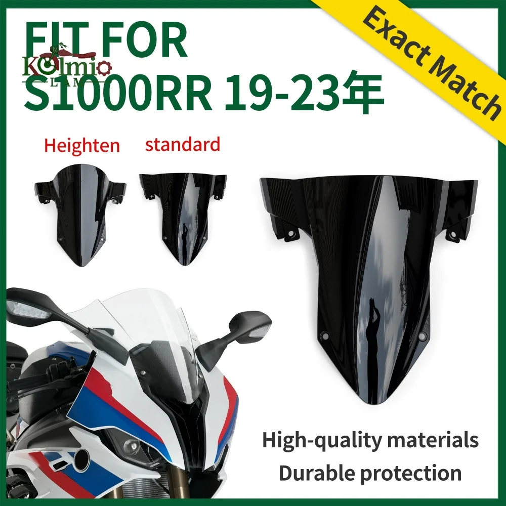 

Подходит для BMW S1000RR 2019-2025 M1000RR лобовое стекло мотоцикла S1000 M1000 RR 2024 2023 2022 2021 2020 ветровой дефлектор