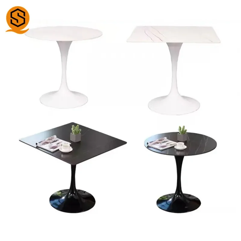 Customized Square Quartz Stone White Table Countert,dining Table Top,home Furniture Quartz Dining Table