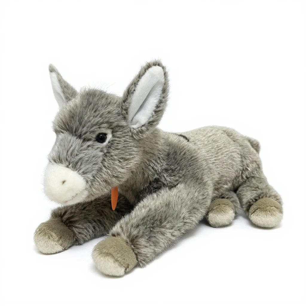 Large plush toy donkey soft and fluffy giant donkey doll cute long-legged donkey pillow children's gift - view 5