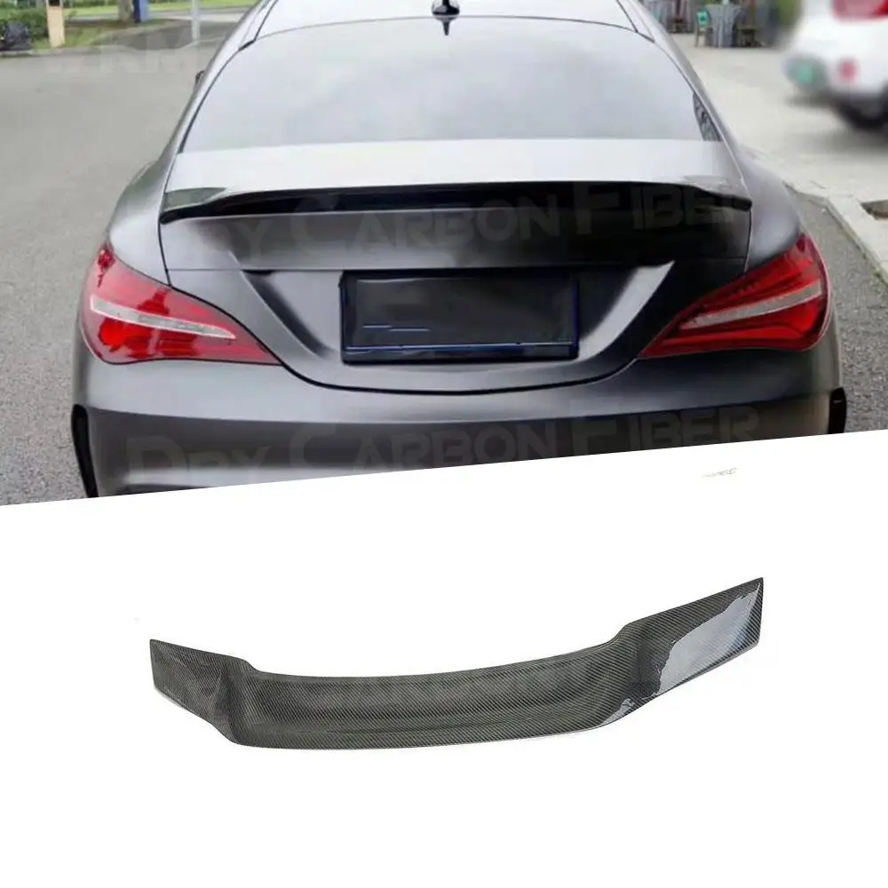 

Carbon Fiber Rear Spoiler Trunk Wings Duck Spoiler Wings for Benz CLA Class CLA45 W117 C117 CLA 200 250 260 Sedan 2013-2018 FRP