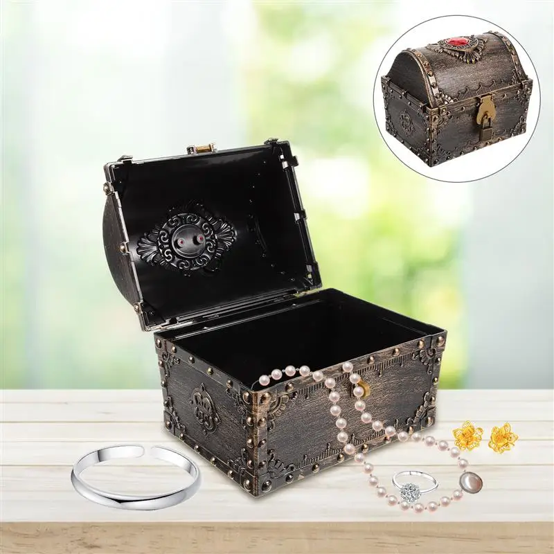 Treasure Box For Kids Party Home Decor Small Treasure Box Pirate Chest Vintage Treasure Box Treasure Chest With Lock And Key