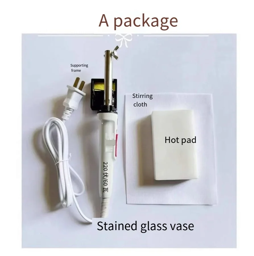 Dual-speed adjustable temperature ironing iron pomade fabric thermoforming handmade diy flower making tool set