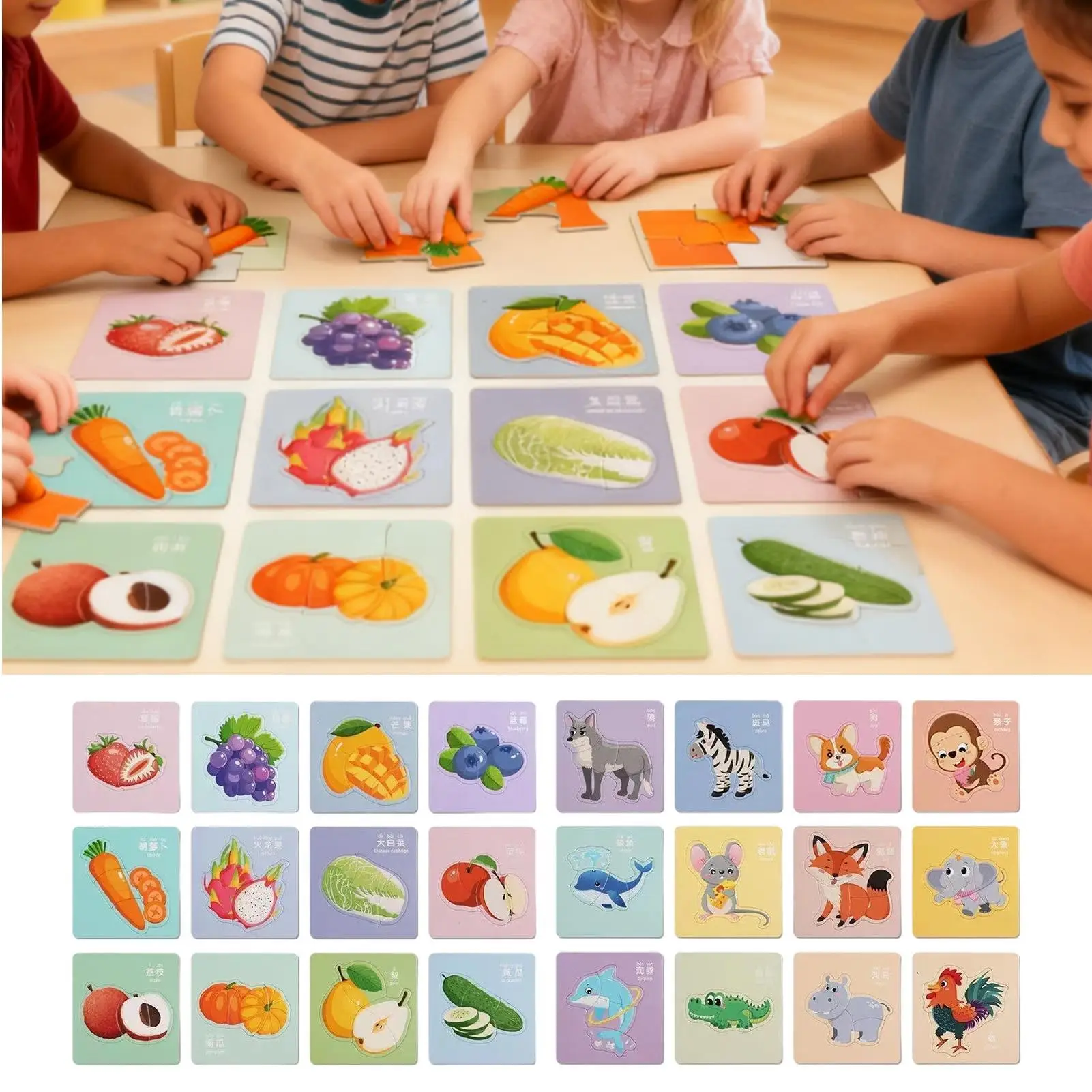 أنيمي بانوراما الألغاز التعليمية متعة التعرف على تطوير لعبة بانوراما الألغاز للطفل للأطفال الفتيات الأطفال السفر #2