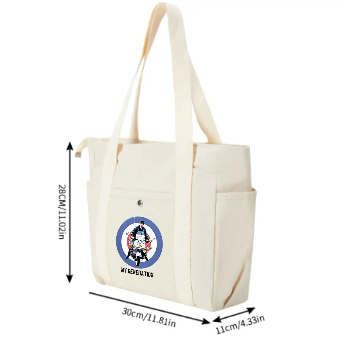 Generation Sign Marks Time Casual Tote – Great for After-Work Errands