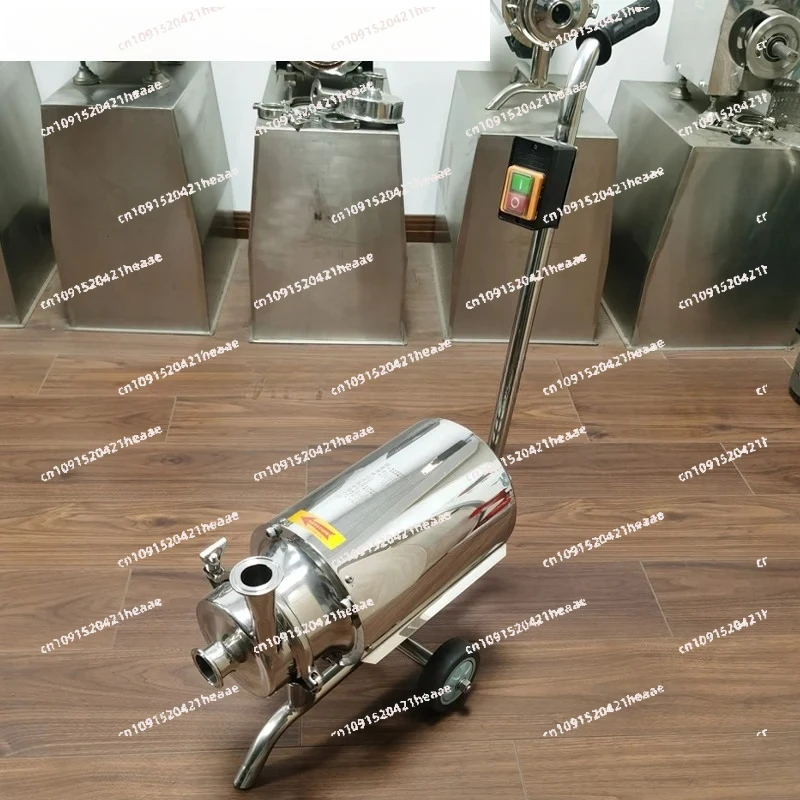 

Suitable for Mobile sanitary pump, mobile stainless steel centrifugal pump 304 material