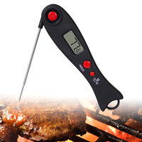 Instant Read Probe Digital Folding Thermometer LCD Display Meat Temperature Measure Tool Kitchen Supplies for Cooking Grill BBQ