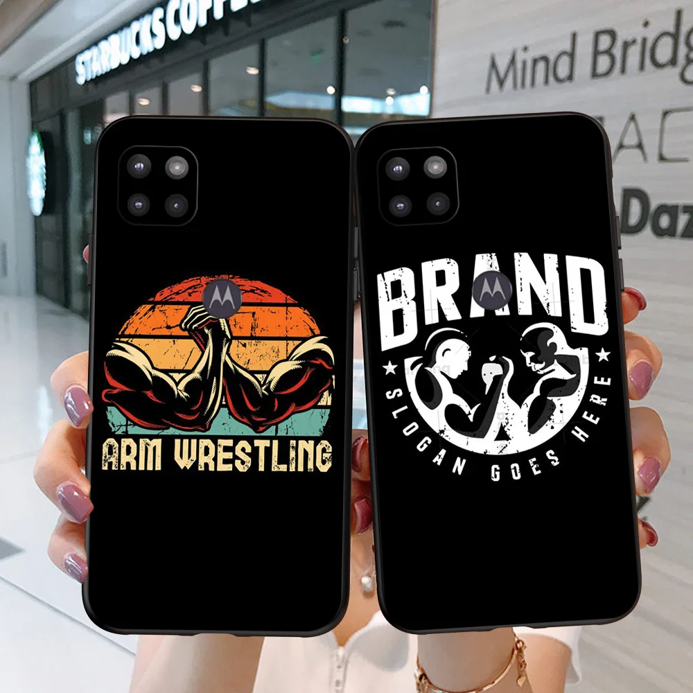 For Motorola Moto G 5G Case Phone Back Cover For Motorola One 5G Ace Bag Soft Silicone Black Tpu Case arm wrestling