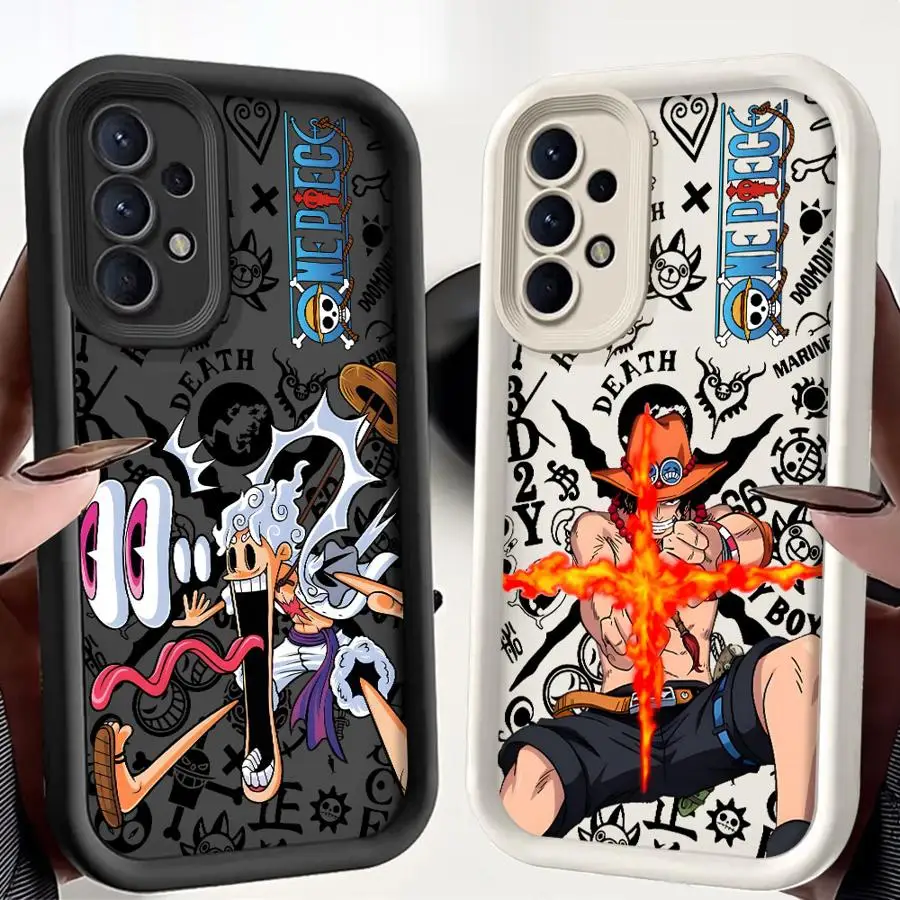 Funda de una pieza Super Cool Luffy para Samsung Galaxy A32 A26 A22 A56 A34 A24 A13 A36 A23 A12 A33 A14 A16 funda de teléfono suave