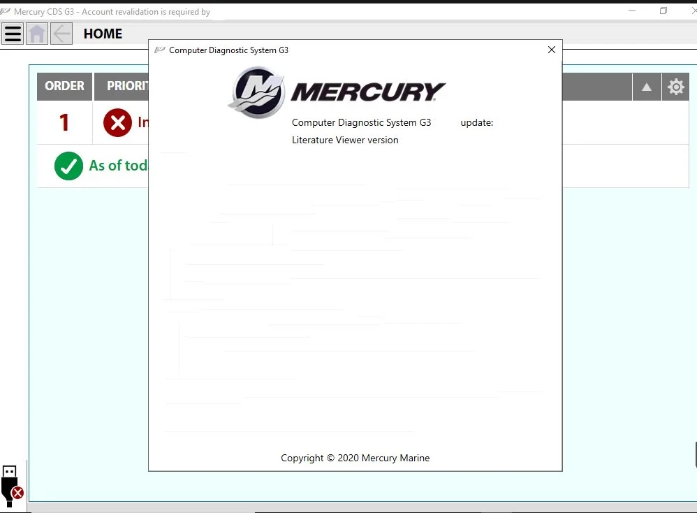 Diagnostic tool OEM Mercury Marine Outboard CDS G3 Hardware Kit