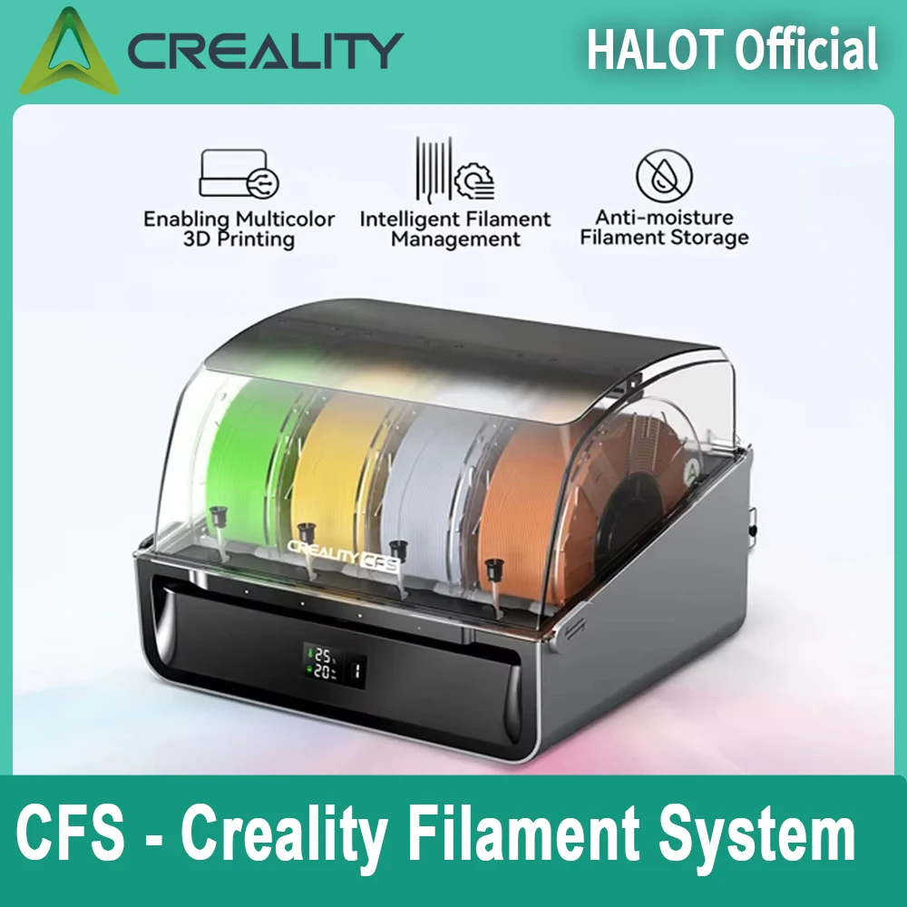 CREALITY CFS 4X Multi-Color Printing Add-On Kit Filament System For Creality K2 PLUS 3D Printer CFS Creality Filament System