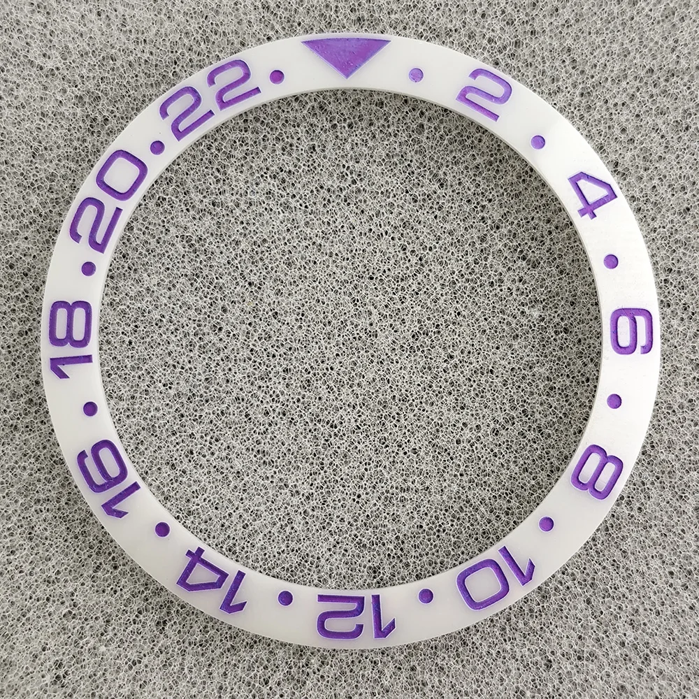 Керамический безель 38 мм GMT подходит для корпуса 40 мм, безель 38 мм * 30,7 мм, аксессуары для мужских часов