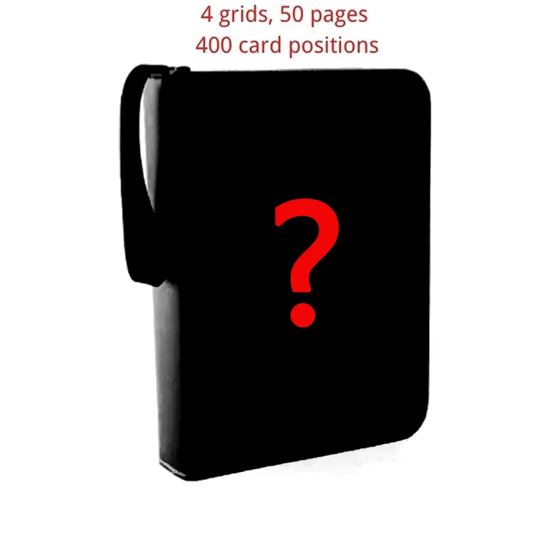 

for PTCG 400pcs Anime Album Binder Photocard PU Zipper Photo Album Carte Holder Collection Folder Letters Board Game Card Book