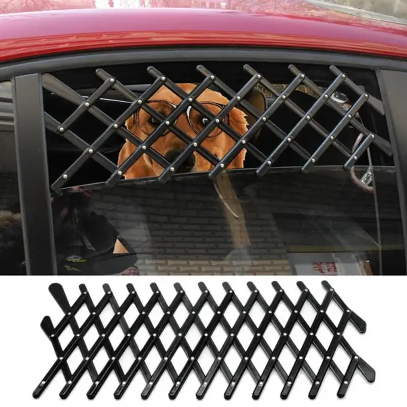 

Universal Car Window Travel Vent Pet Dog Puppy Security Ventilation Mesh Vent Guard Telescopic Dog Fence Supplies Products