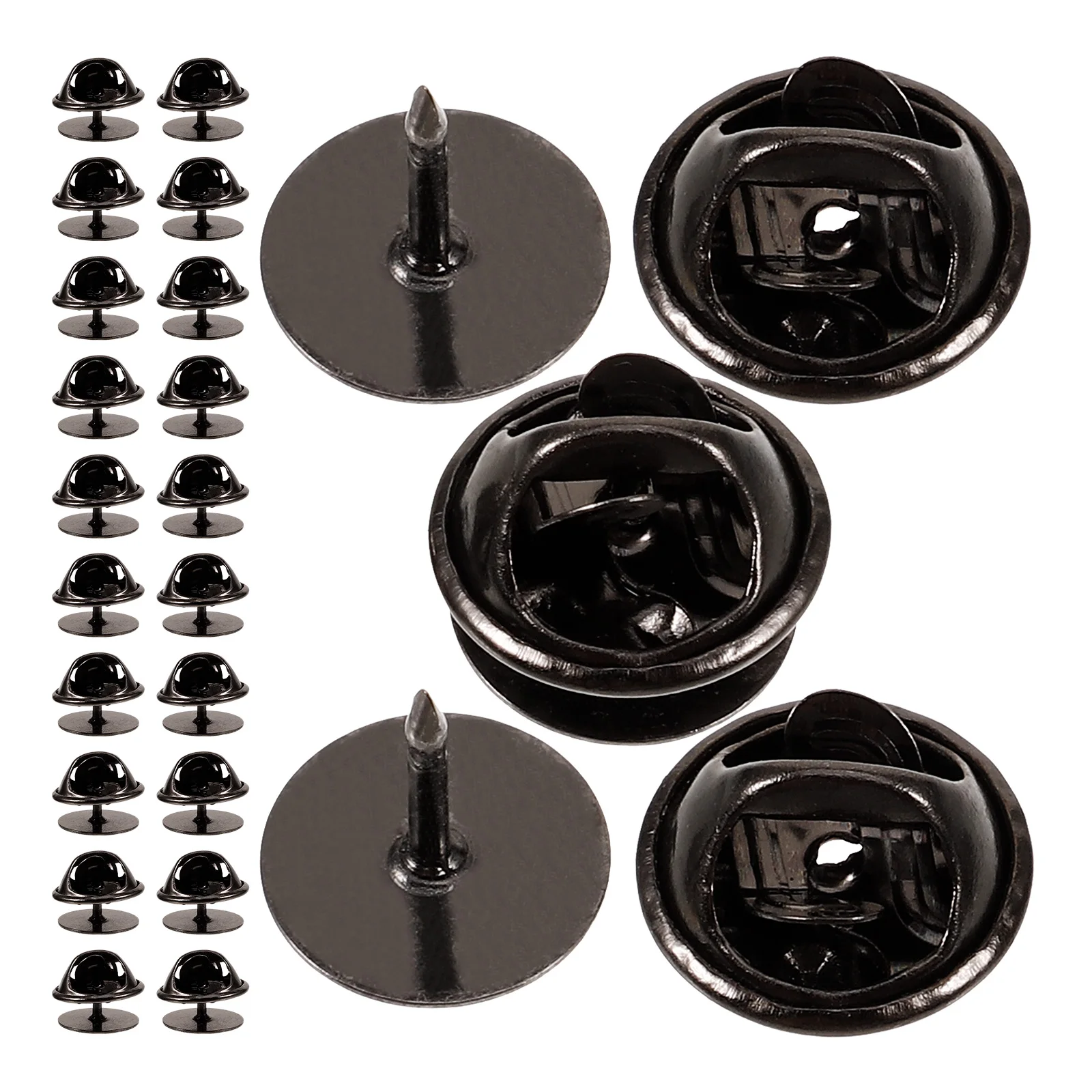 

1Set Brooch Back Pin Metal Material Durable Sturdy Easy Grasp DIY Craft Pin Backs Suitable for Lapel Pins Badges Jewelry Making