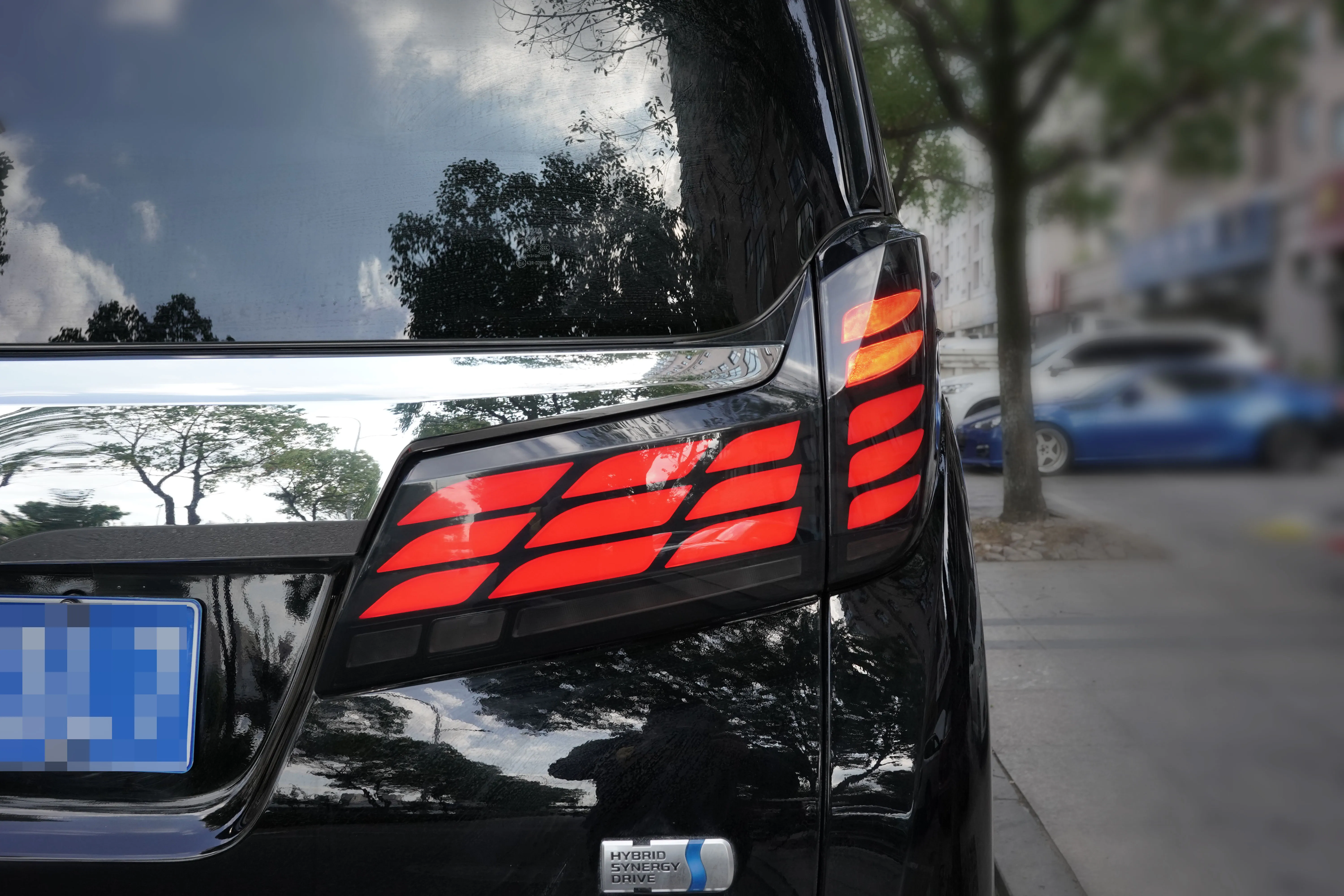 Led Taillights For  Alphard 2018-2023 With Start-up Animation Sequential Turn Signal Led Tail Lamps Assembly