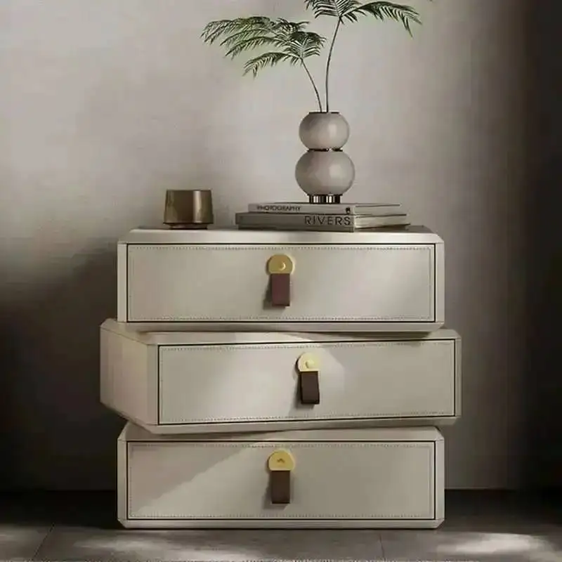 

Makeup Nightstands Modern Center Pretty Narrow Organizers Minimalist Bedside Table Luxury Drawers Table De Chevet Home Furniture