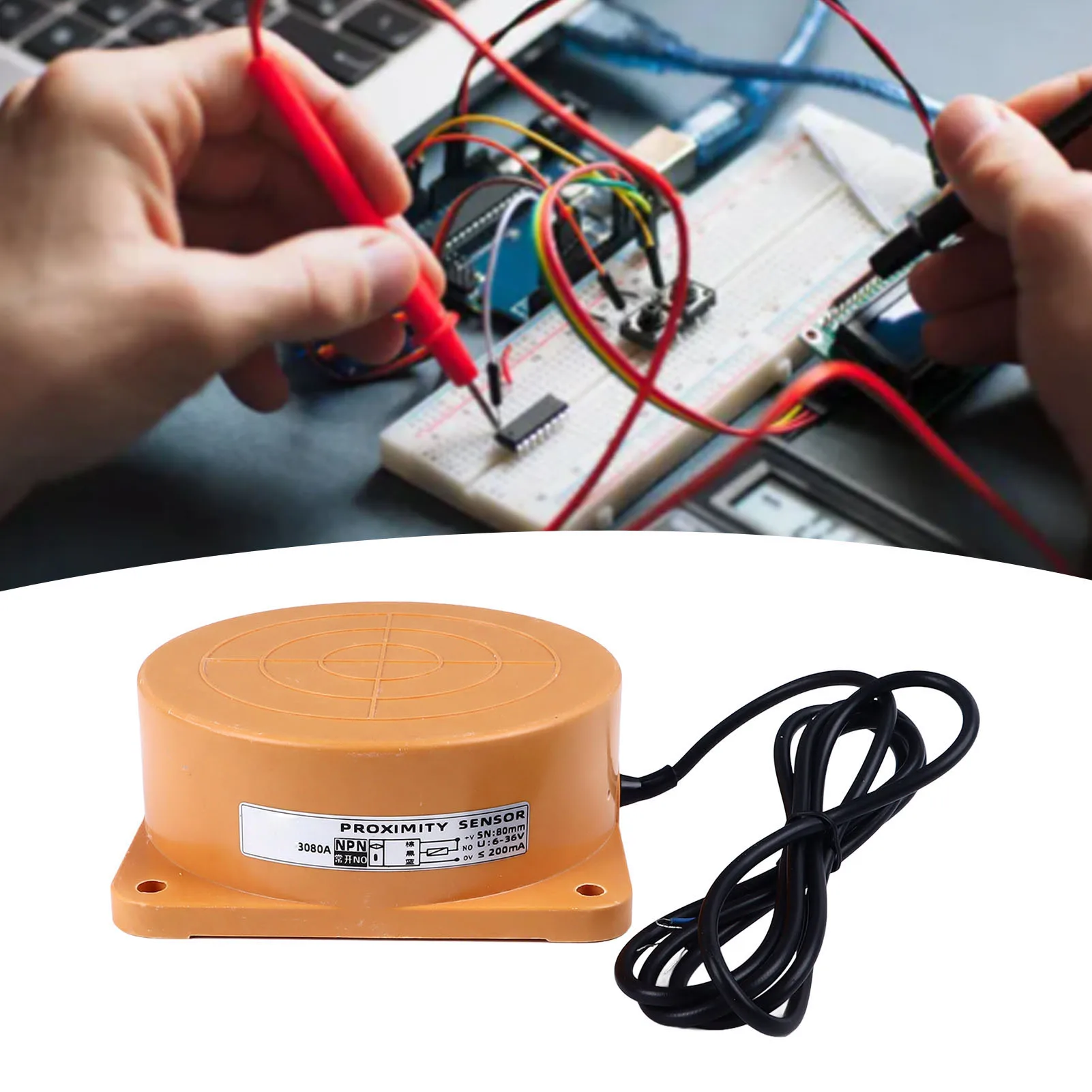 

Normally Open Proximity Switch Inductive Proximity Non Embedded Installation DC6‑36V for Metal Object Sensing for Machine Tool