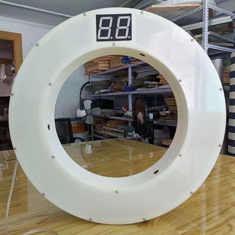 Suitable for drone football door, plastic + double-sided electronic counting + remote control + bracket crossing machine