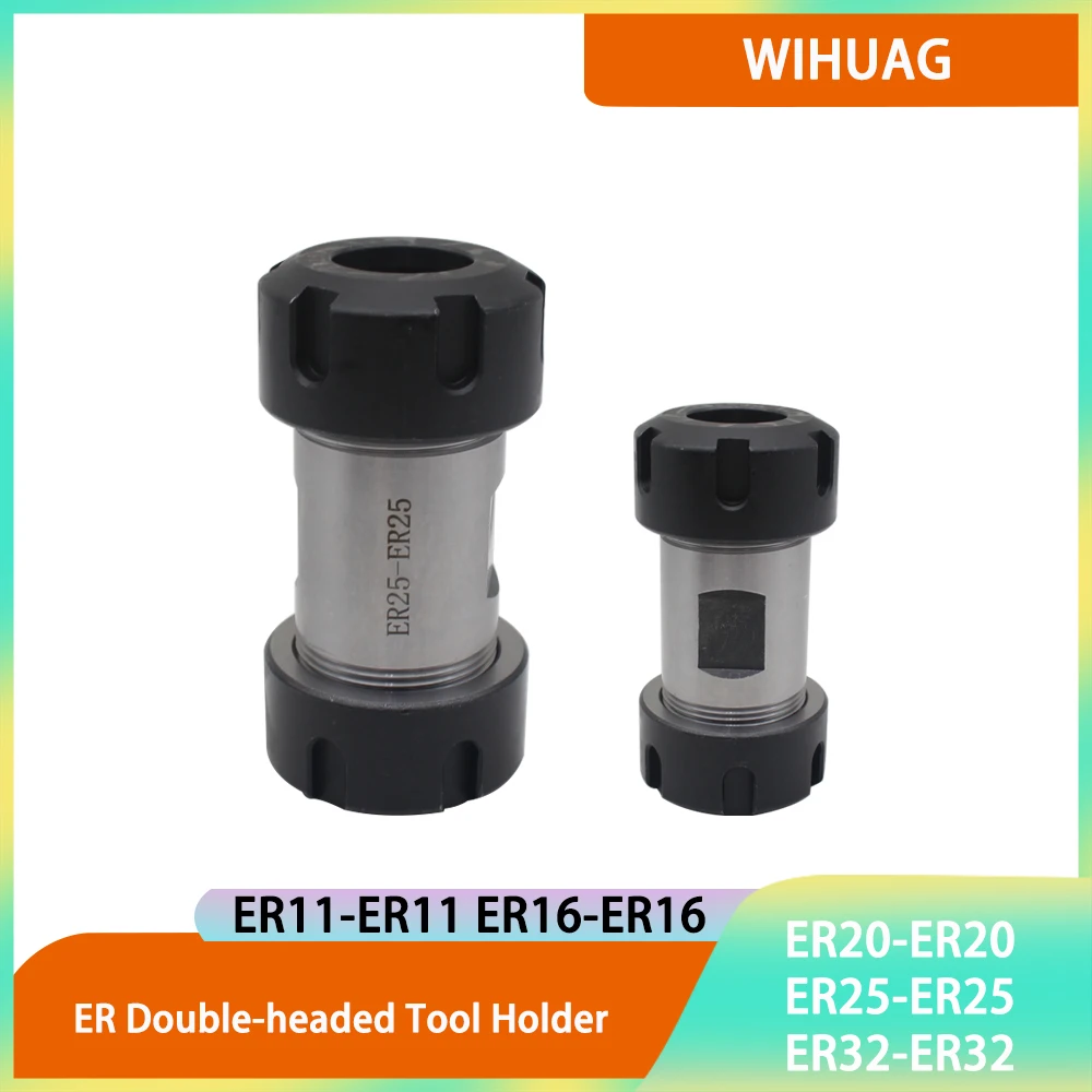 

Double-head motor shaft ER8 ER11 ER16 ER20 ER25 ER32 Custom tool holder, spindle tool holder collet for engraving machine