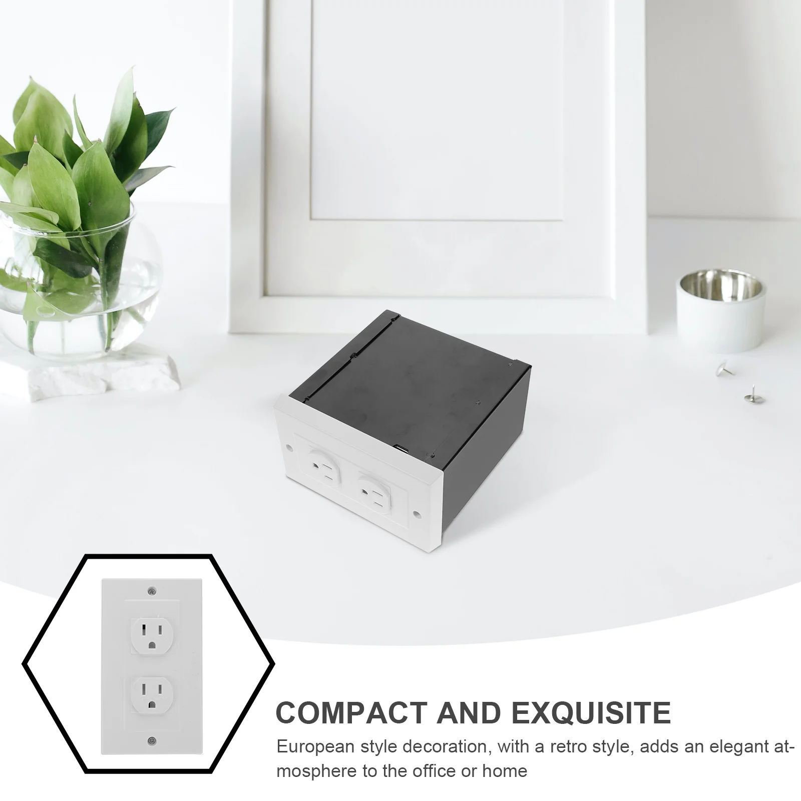 Creative Simulation Socket Key Case Multi-Functional Key Lock Box Hidden Wall Outlet Safe Cash Savings Box Fake Socket Key Case