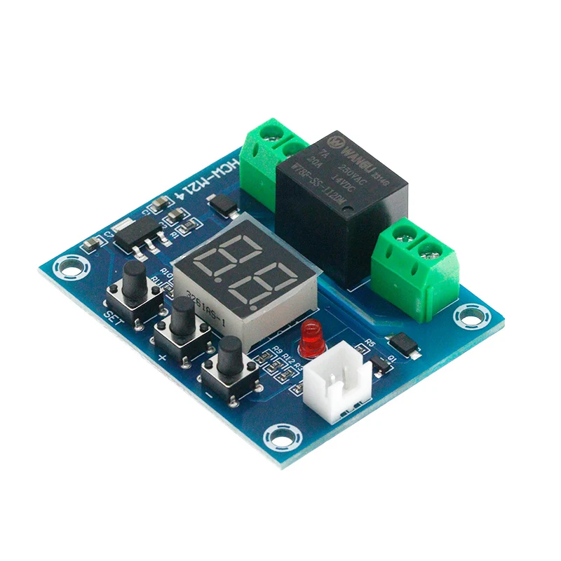 XH-M214 الرطوبة تحكم التربة الاستشعار وحدة التحكم 20-99% RH دقيقة التلقائي نظام الري الأحمر الرقمية عرض