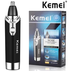 Kemei Nose Hair Trimmer Nasal Wool Implement Nose Hair Cut Washed Trimmer Clipper And Hair Razor Epilator Remover Nose Hair