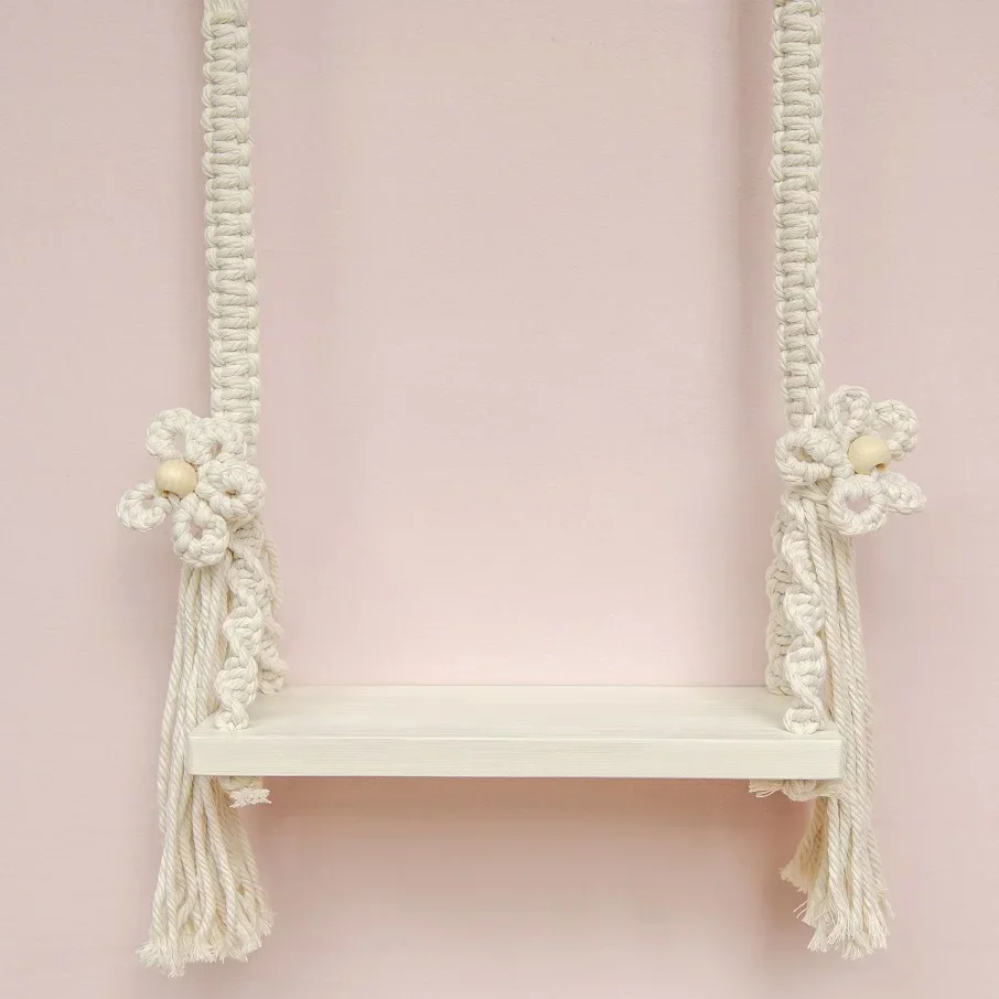 Baby Swing Newborn Photography Props Wooden Chair Babies Furniture Infants Photo Shooting Prop Accessories Fotografia