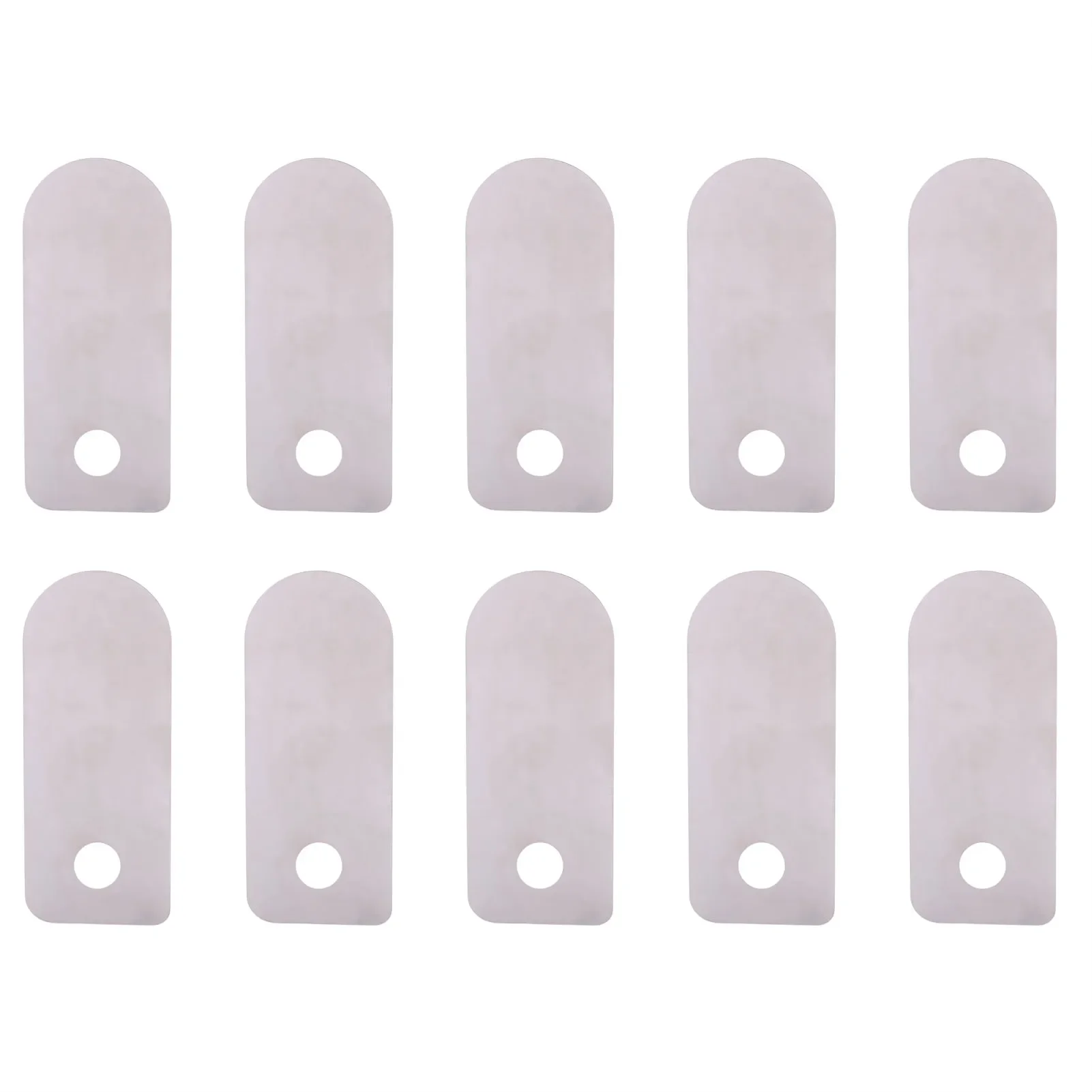 

10 шт. клапанная пластина воздушного компрессора, бесшумная безмасляная машина, алюминиевые аксессуары, замена (короткая клапанная пластина 13x33 мм)