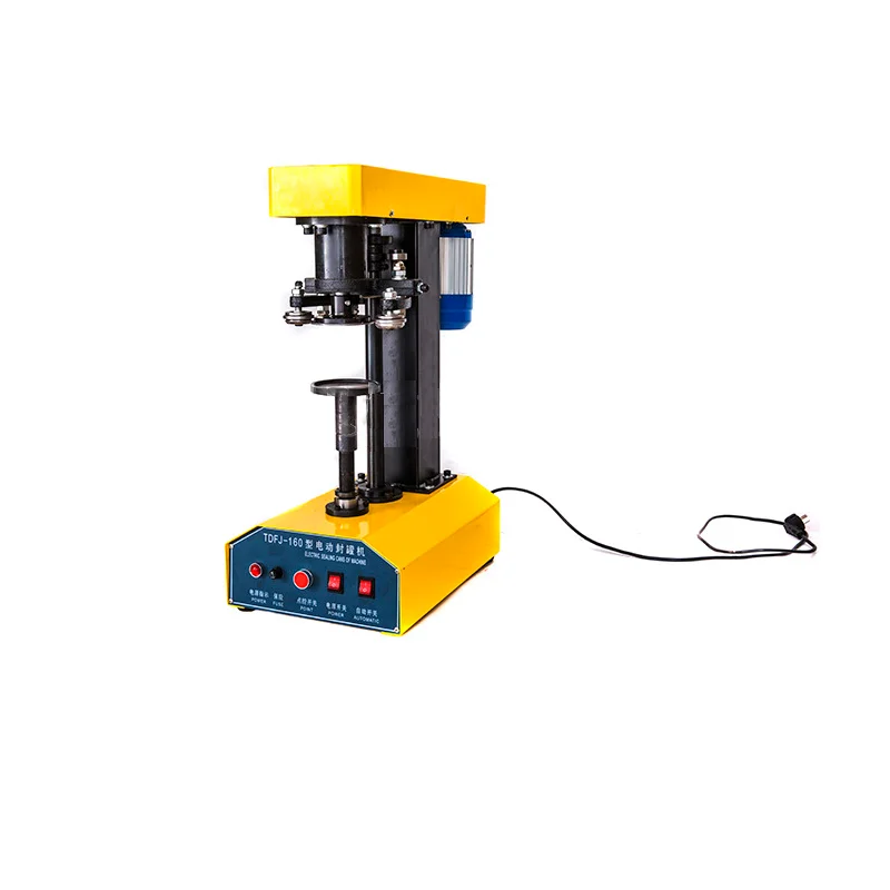 Electric Semi-automatic Glass Can Tin Jar Closing Sealer Machine Manual Seamer Metal Can Seamer Can Sealing Machine